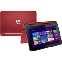 0888793105993 - HP - PAVILION X360 2-IN-1 11.6 TOUCH-SCREEN LAPTOP - INTEL PENTIUM - 4GB MEMORY - 500GB HARD DRIVE - BRILLIANT RED