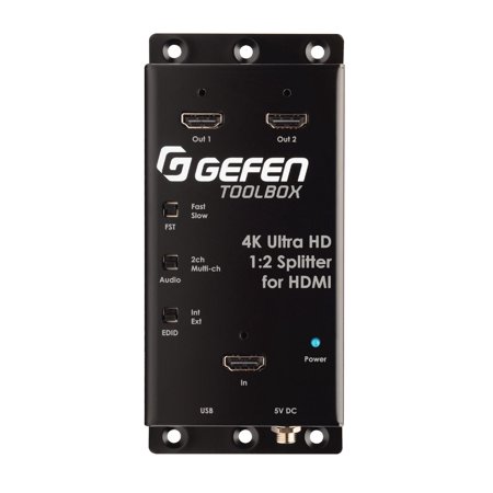 0888814675757 - 4K UHD 1X2 HDMI SPLITTER GTB-HD4K2K-142C-BLK BY GEFEN