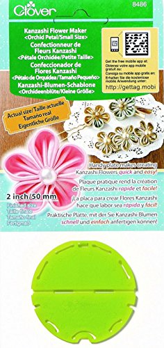 8888336015187 - CLOVER KANZASHI FLOWER MAKER - ORCHID PETAL MEDIUM SIZE 2 GOOD CRAFTED HANDMADE GIFT AND DIY IDEAS