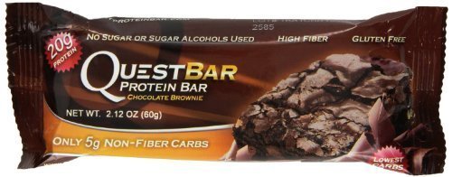 0888849000418 - QUEST NUTRITION PROTEIN BAR, CHOCOLATE BROWNIE