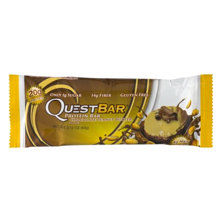 0888849000456 - QUEST BAR PROTEIN BAR, CHOCOLATE PEANUT BUTTER, 2.12 OUNCE (PACK OF 12)