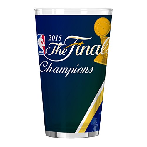 0888860260280 - NBA 2015 BASKETBALL CHAMPIONS SUBLIMATED PINT GLASS, CLEAR, 16 OZ