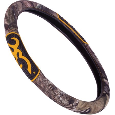 0888999028461 - BROWNING 2-GRIP STEERING WHEEL COVER - UNIVERSAL CAMO
