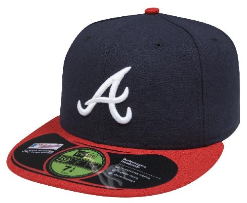 0889001290357 - MLB ATLANTA BRAVES HOME AC ON FIELD 59FIFTY FITTED CAP-712