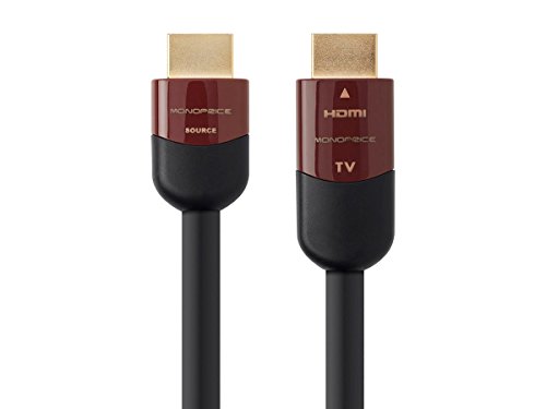 0889028007532 - MONOPRICE CABERNET ULTRA CERTIFIED HIGH SPEED ACTIVE HDMI CABLE 25FT SUPPORTS ETHERNET 3D AUDIO RETURN AND CL2 RATED