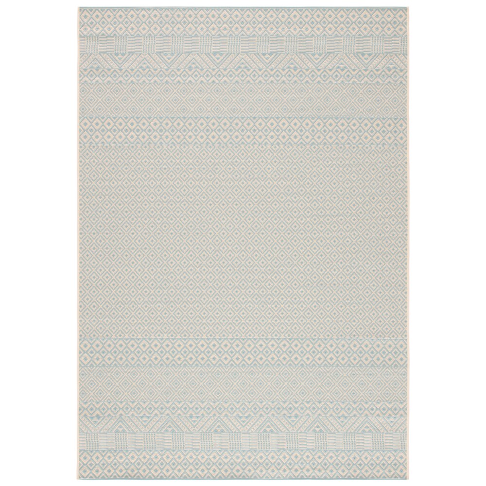 0088904891955 - SAFAVIEH CY6235-21312-6 COURTYARD COLLECTION DESIGN POWER LOOMED RECTANGLE AREA RUG, BEIGE &