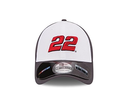 0889077864384 - NASCAR PENSKE RACING JOEY LOGANO 2015 ALTERNATE DRIVER'S 39THIRTY CAP, GRAY, MEDIUM/LARGE