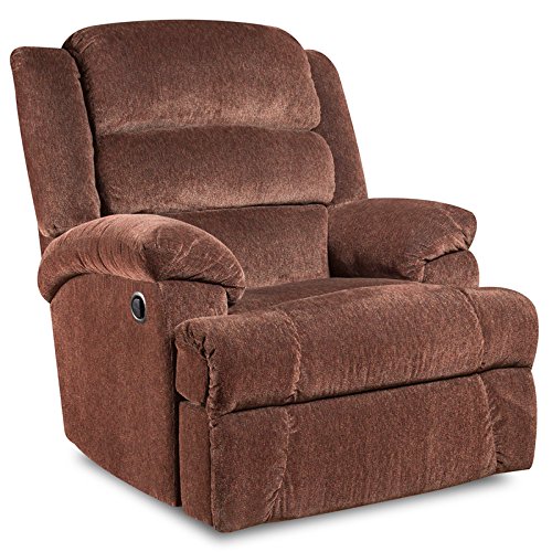 0889142005285 - BIG AND TALL 350-POUND CAPACITY AYNSLEY MICROFIBER RECLINER