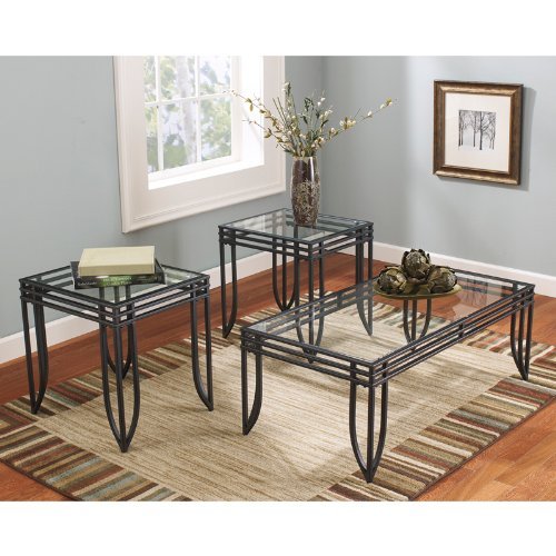 0889142016540 - FLASH FURNITURE EXETER 3-PIECE OCCASIONAL TABLE SET