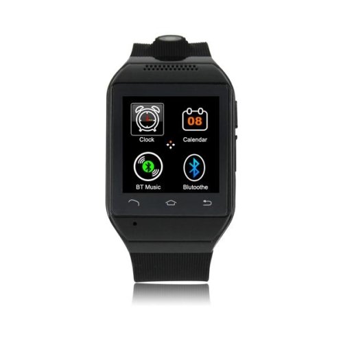 0889148281904 - ZGPAX® S19 BLUETOOTH 3.0 SMART BRACELET WATCH PHONE SYNC CALL SMS MUSIC FROM ANDROID/ IOS PHONES (BLACK)