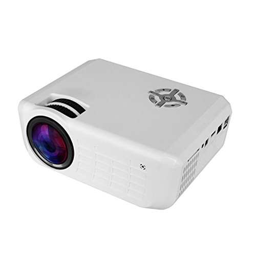 0889148377300 - OUKU 1800 LUMENS 1080P ANDROID 5.1 SMART PROJECTOR M16 LCD MINI PROJECTOR SD/TF, USB WIFI HIGH BRIGHTNESS WHITE