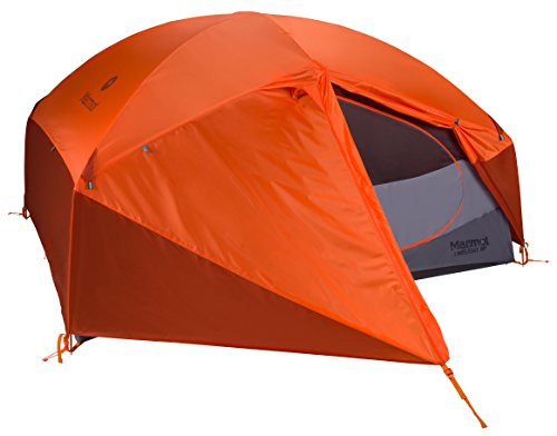 0889169870071 - MARMOT LIMELIGHT 3P TENT: 3-PERSON 3-SEASON CINDER/RUSTED ORANGE, ONE SIZE