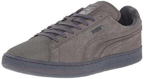 0889180611684 - PUMA MEN'S SUEDE EMBOSS ICED FASHION SNEAKERS, DARK SHADOW, 13 D US