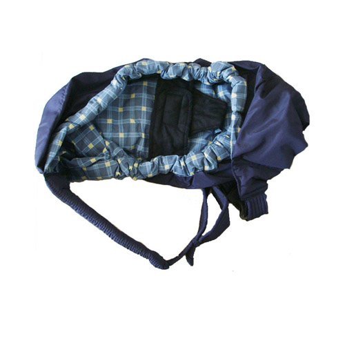 0889269606525 - GENERIC NEW BORN FRONT BABY SLING BLUE PLAID