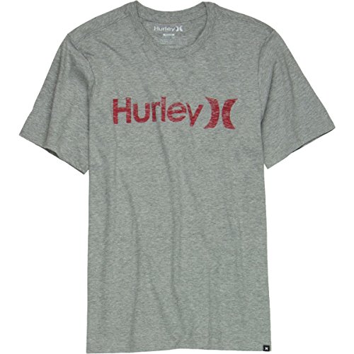 0889294030098 - HURLEY ONE AND COLOR T-SHIRT - DARK HEATHER GREY - XXL