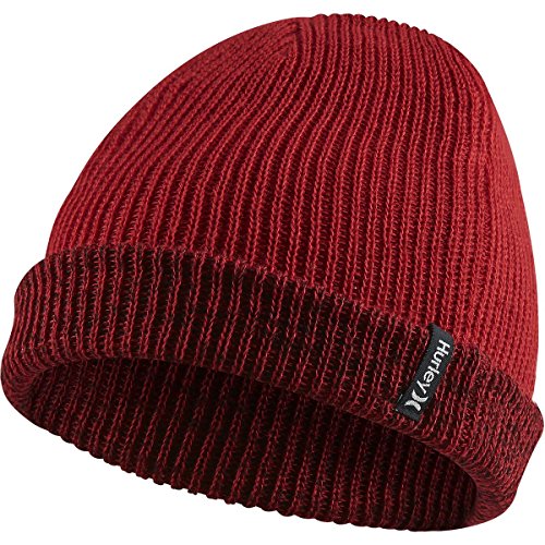 0889294131702 - HURLEY SHIPSHAPE 2.0 BEANIE GYM RED, ONE SIZE