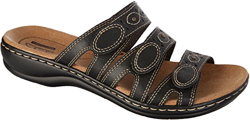 0889303102419 - CLARKS LEISA CACTI WOMENS OPEN-TOE LEATHER SANDALS