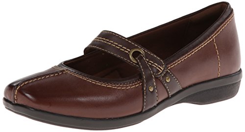 0889303252992 - CLARKS HAYDN MAIZE (BROWN LEATHER) WOMEN'S SHOES