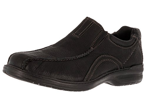 0889303345076 - CLARKS SHERWIN TIME (BLACK TUMBLED LEATHER) MEN'S SHOES