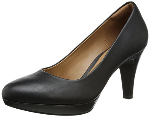 0889303531776 - CLARKS BRIER DOLLY (BLACK LEATHER) WOMEN'S SHOES