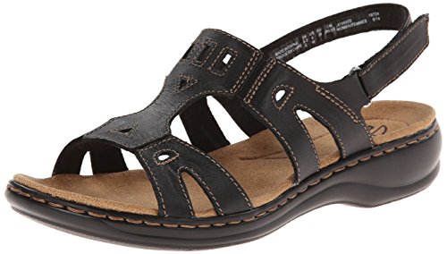 0889303902217 - CLARKS LEISA ANNUAL LEATHER SANDALS