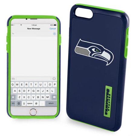 0889345333871 - FOREVER COLLECTIBLES - LICENSED NFL CELL PHONE CASE FOR APPLE IPHONE 6/6S PLUS - RETAIL PACKAGING - SEATTLE SEAHAWKS