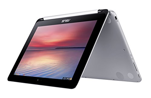0889349109946 - ASUS CHROMEBOOK FLIP 10.1-INCH CONVERTIBLE 2 IN 1 TOUCHSCREEN (ROCKCHIP, 4 GB, 16GB SSD, SILVER)