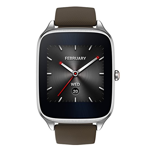 0889349381687 - ASUS ZENWATCH 2 WI501Q-SR-BW-Q 1.63-INCH AMOLED SMART WATCH WITH QUICK CHARGE - BROWN