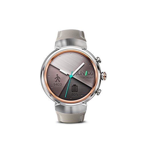 0889349536605 - ASUS WI503Q-SL-BG ZENWATCH 3 1.39-INCH AMOLED SMART WATCH WITH BEIGE LEATHER STRAP
