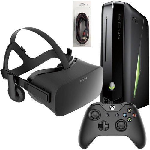 0889349906149 - OCULUS RIFT 3 ITEMS BUNDLE: OCULUS RIFT VIRTUAL-REALITY HEADSET & ALIENWARE X51-SERIES DESKTOP PACKAGE 8GB 1TB WITH MYTRIX HIGH QUALITY HDMI CABLE
