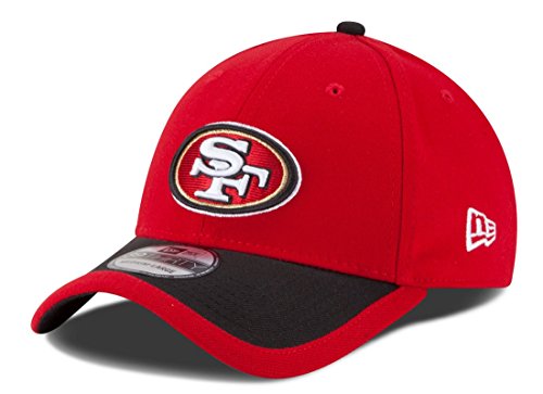 0889352992474 - SAN FRANCISCO 49ERS RED 2015 NFL SIDELINE 39THIRTY FLEX FIT HAT / CAP SMALL/MEDIUM