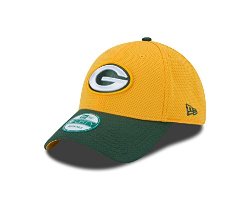 0889353361965 - NFL GREEN BAY PACKERS FUNDAMENTAL TECH 2 9FORTY ADJUSTABLE CAP, GOLD, ONE SIZE