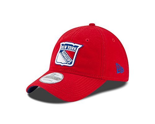 0889353378567 - NHL NEW YORK RANGERS CORE SHORE 9TWENTY ADJUSTABLE CAP, RED, ONE SIZE