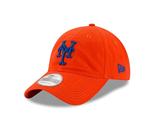 0889353378574 - MLB NEW YORK METS CORE SHORE 9TWENTY ADJUSTABLE CAP, RED, ONE SIZE