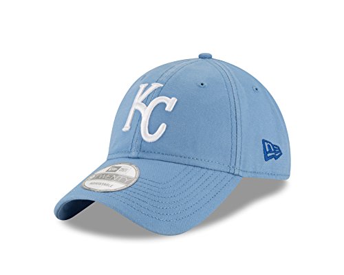 0889353378789 - MLB KANSAS CITY ROYALS CORE SHORE 9TWENTY ADJUSTABLE CAP, BLUE, ONE SIZE