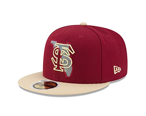 0889353786881 - NCAA FLORIDA STATE SEMINOLES FLECTIVE REDUX 59FIFTY FITTED CAP, 7.5, RED