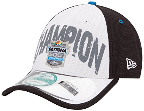 0889355476759 - NASCAR PENSKE RACING 2015 DAYTONA 500 CHAMPIONSHIP CAP, ONE SIZE, WHITE/BLACK