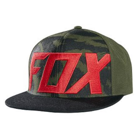 0889360173087 - FOX RACING MARZ SX15 SD LE GREEN RED BLACK SNAPBACK ADJUSTABLE HAT CAP