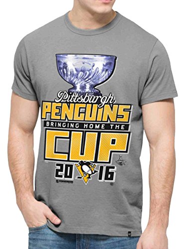 0889360200929 - PITTSBURGH PENGUINS 47 BRAND 2016 STANLEY CUP CHAMPIONS PARADE T-SHIRT (XL)