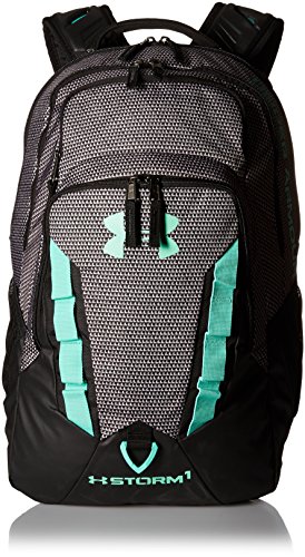 0889362947464 - UNDER ARMOUR UNISEX STORM RECRUIT BACKPACK, BLACK , ONE SIZE