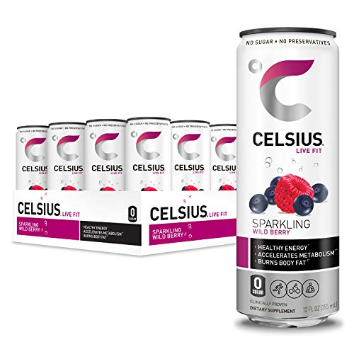 0889392000573 - CELSIUS SPARKLING WILD BERRY, 12-OUNCE (PACK OF 12)