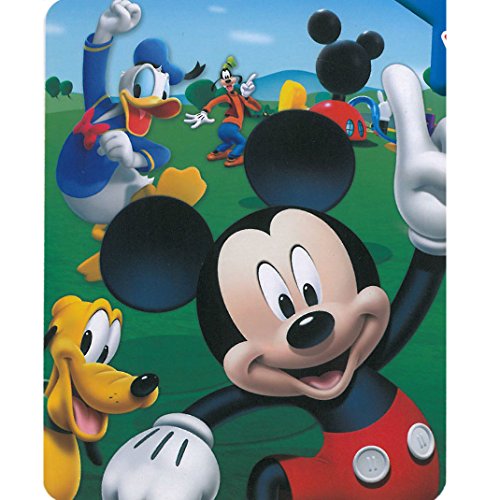 0889459002519 - MICKEY MOUSE - PLAYHOUSE 40X50 MINK STYLE BLANKET IN GIFT BOX