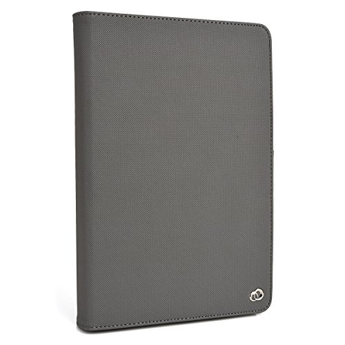 0889485819426 - KROO UNIVERSAL SPINNER PORTFOLIO COVER CASE FIT LINDAY 7 GOOGLE ANDROID TABLET GRAY