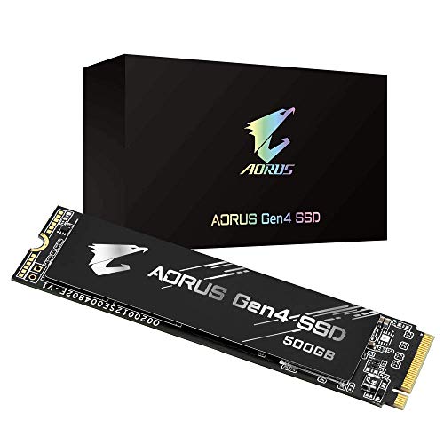 0889523023754 - GIGABYTE AORUS NVME GEN4 M.2 500GB PCI-EXPRESS 4.0 INTERFACE HIGH PERFORMANCE GAMING, 3D TLC NAND FLASH, EXTERNAL DDR CACHE BUFFER, 5 YEAR WARRANTY SSD GP-AG4500G