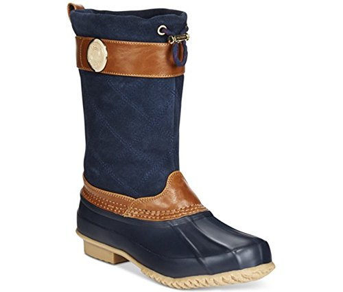 0889584400846 - TOMMY HILFIGER WOMEN'S ARCADIA BOOT,BLUE SUEDE7 M US