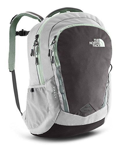 0889586496267 - WOMEN'S THE NORTH FACE VAULT BACKPACK LUNAR ICE GREY/SUBTLE GREEN SIZE ONE SIZE