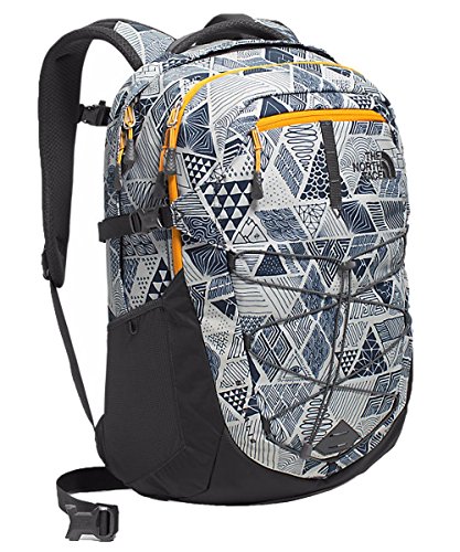 0889586509981 - THE NORTH FACE MEN'S BOREALIS, TRICKONOMETRY PRINT/RADIANT YELLOW, ONE SIZE