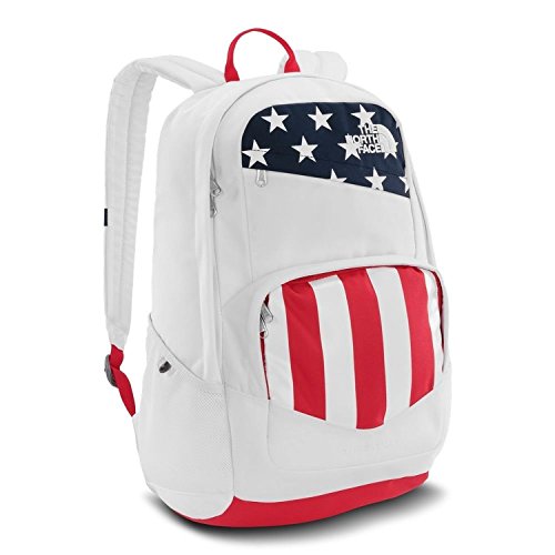 0889589419270 - MEN'S THE NORTH FACE USA WISE GUY BACK PACK TNF WHITE/TNF RED SIZE ONE SIZE