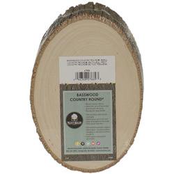 0889673302426 - BULK BUY: WALNUT HOLLOW (3-PACK) BASSWOOD COUNTRY ROUND PLAQUE 5 7' WIDE 27669