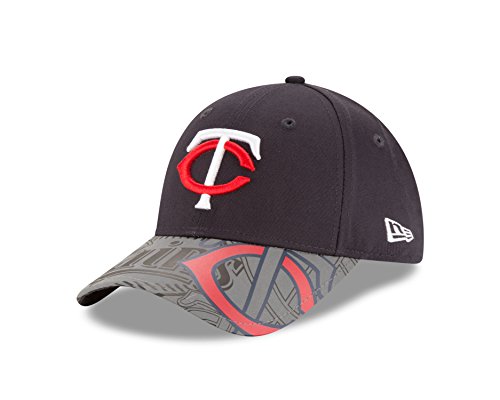 0889677892343 - MLB MINNESOTA TWINS KIDS REFLECT FUSE 9FORTY ADJUSTABLE CAP, YOUTH, NAVY
